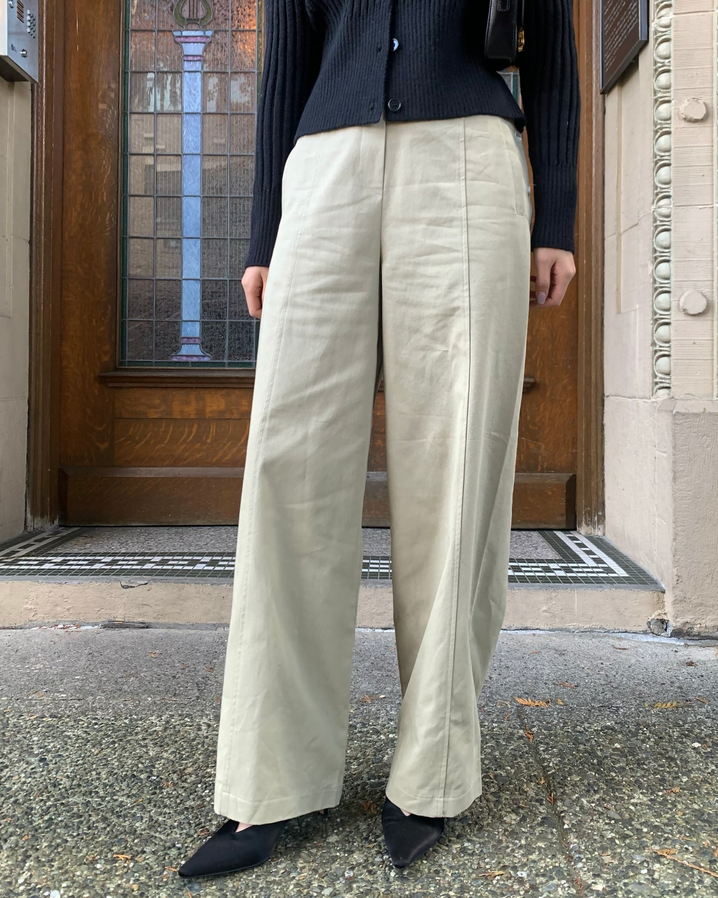 Side Adjust Cotton Pants