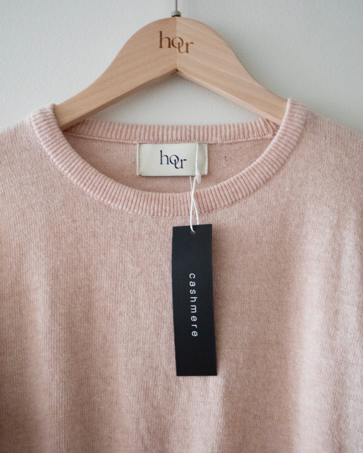 (Cashmere) Round Neckline Knit Sweater