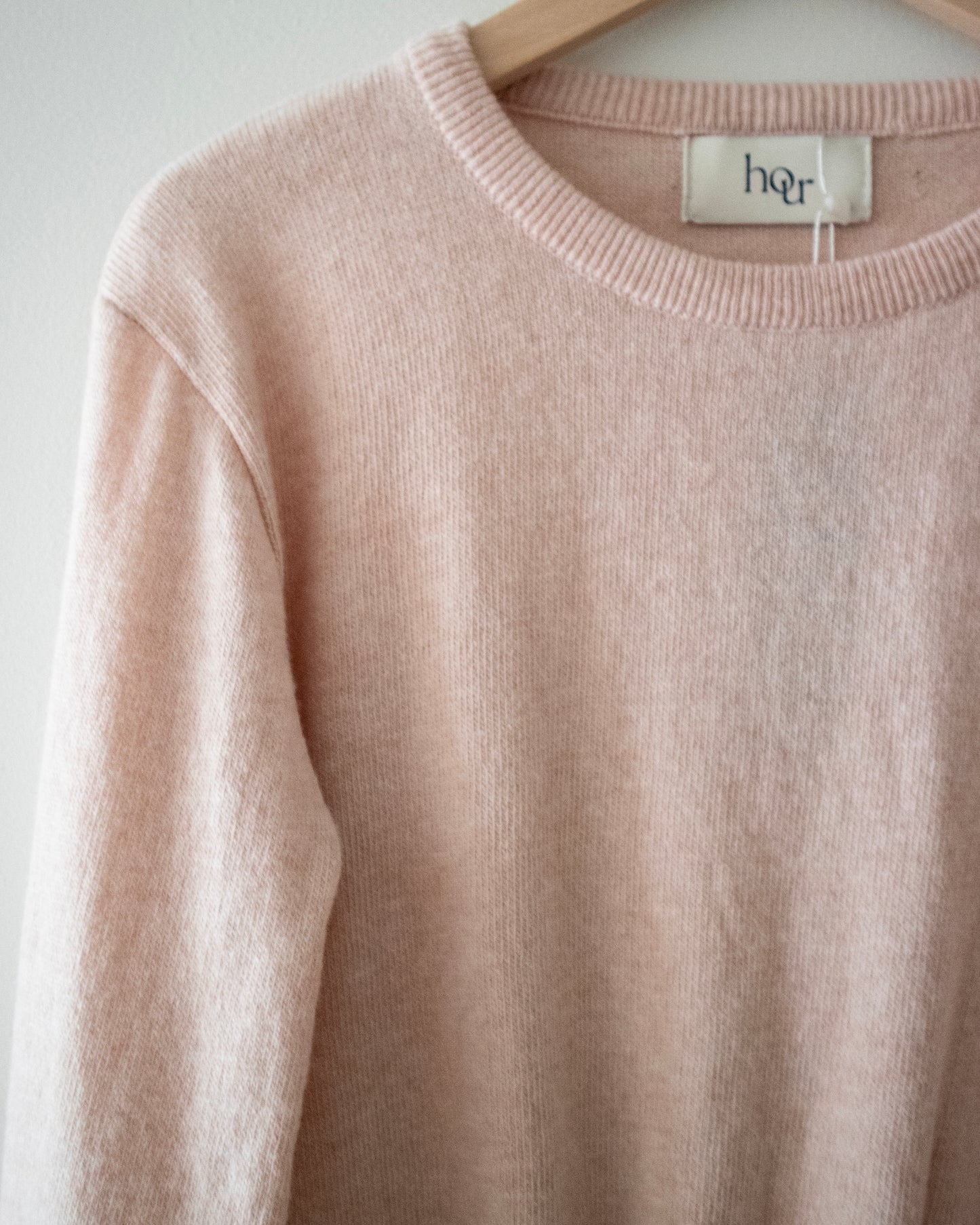 (Cashmere) Round Neckline Knit Sweater