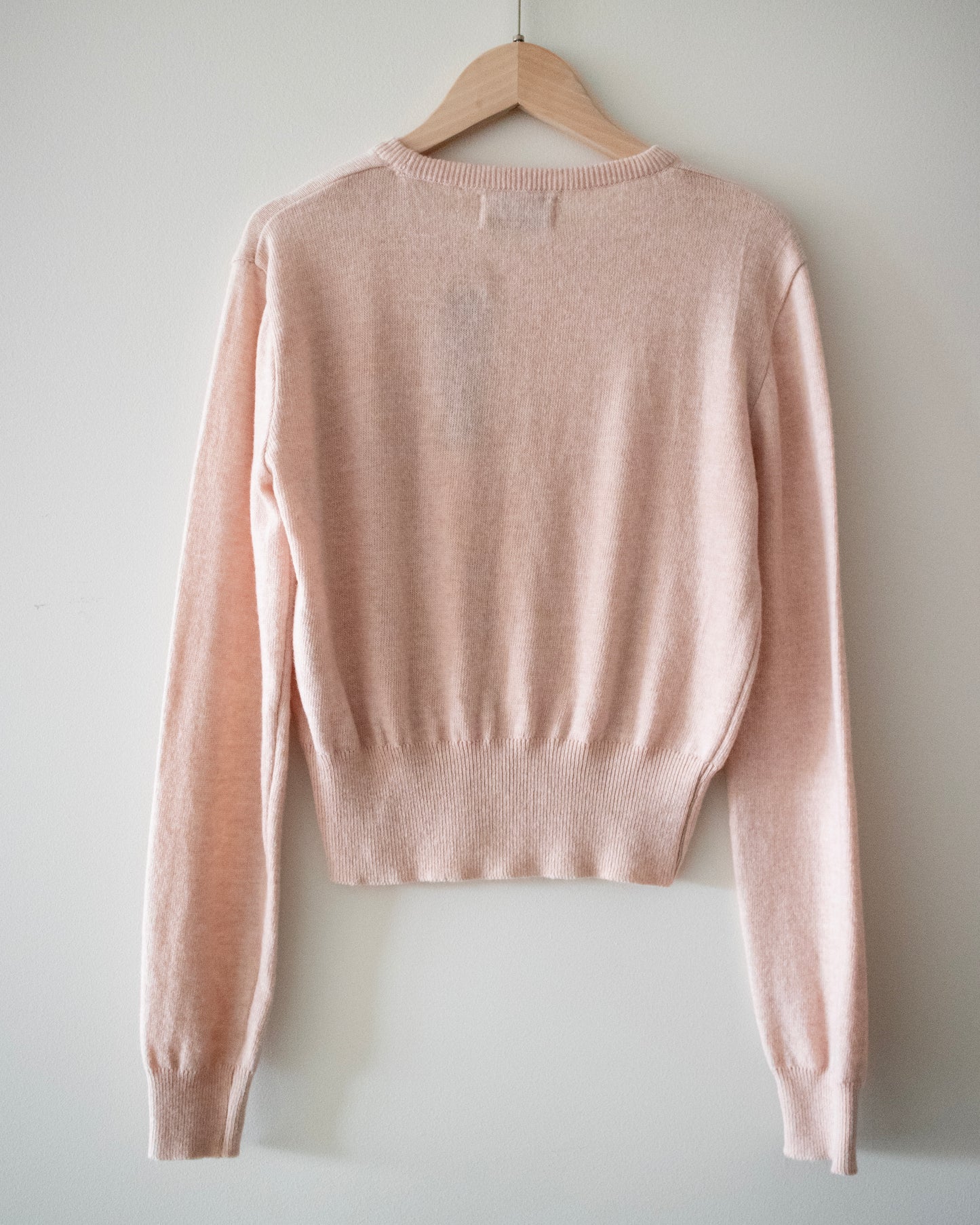 (Cashmere) Round Neckline Knit Sweater