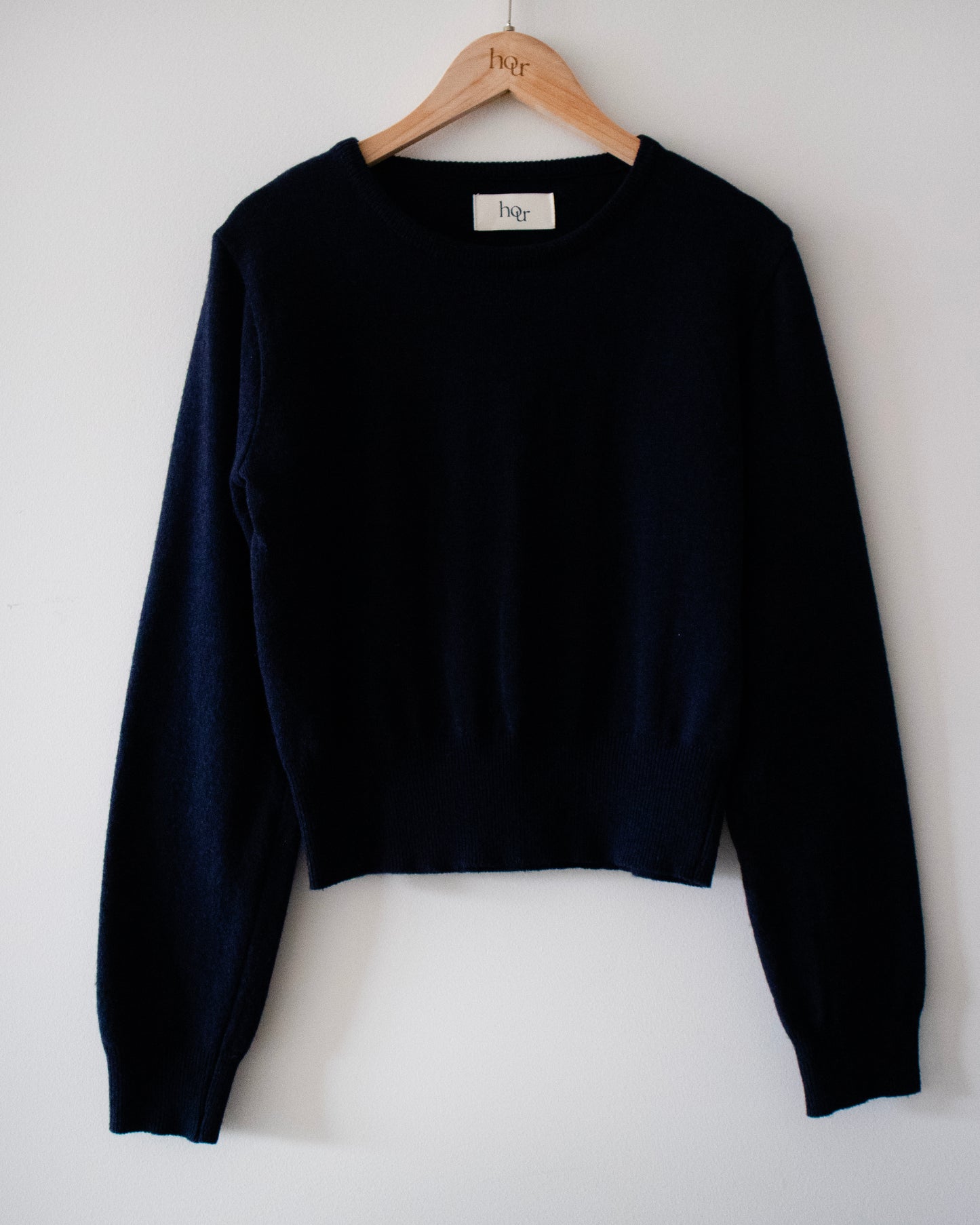 (Cashmere) Round Neckline Knit Sweater