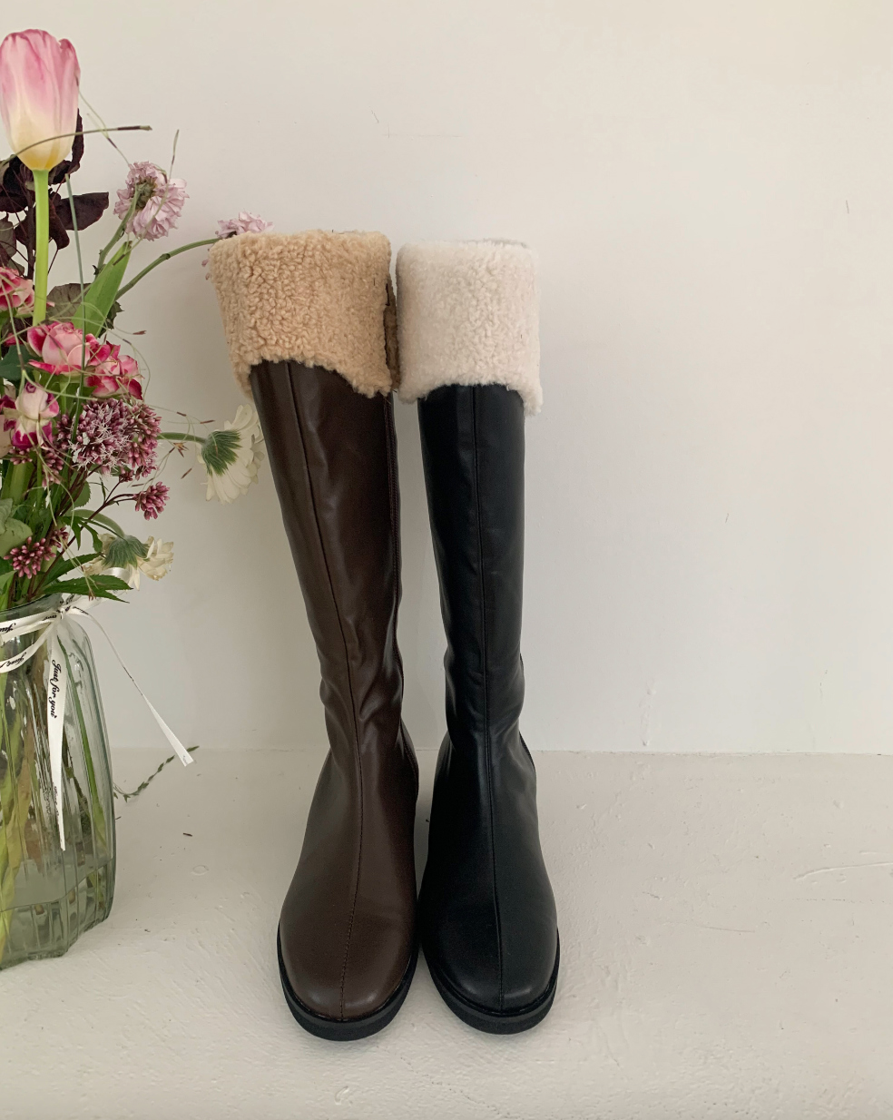 Fleece-lined Long Boots