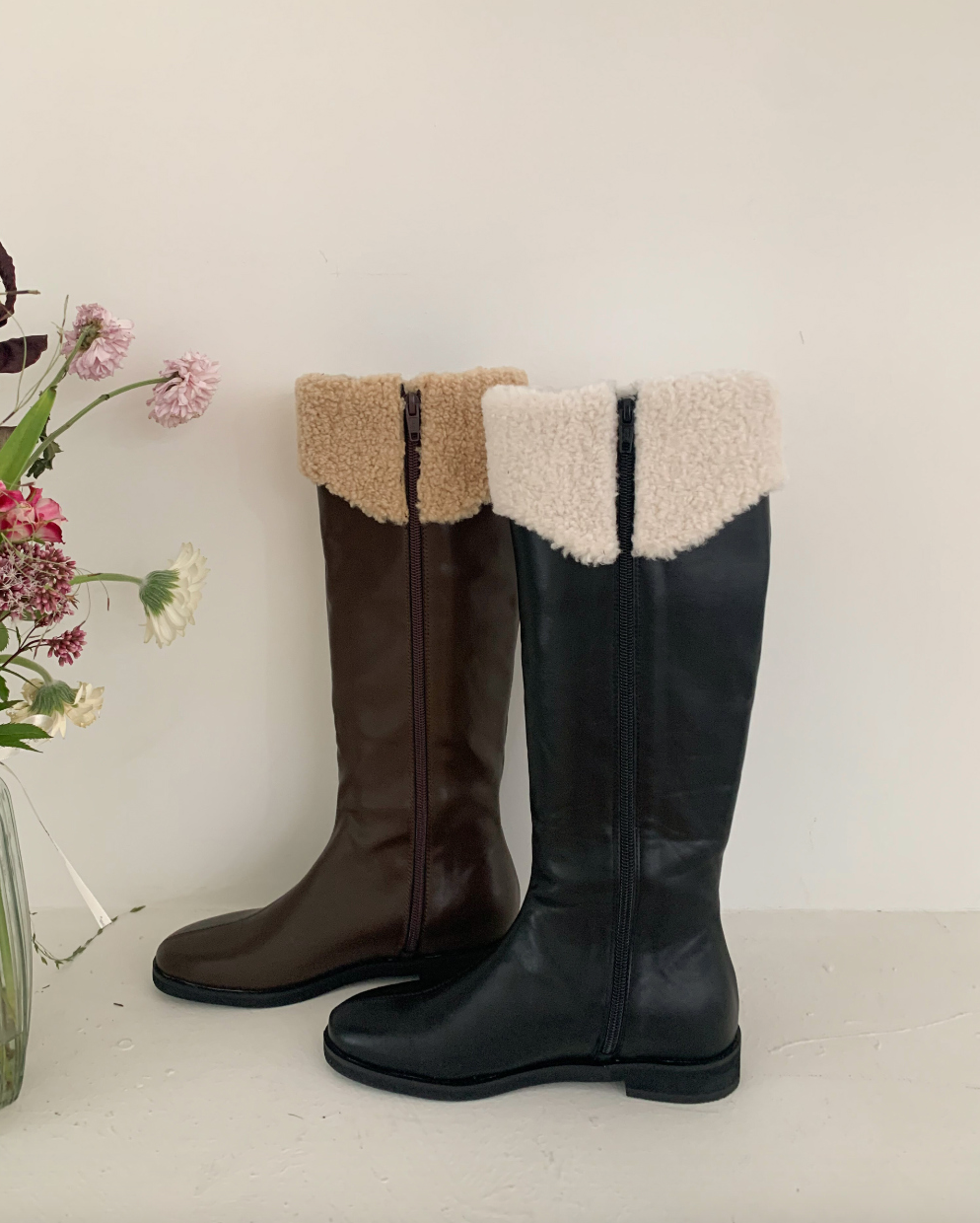 Fleece-lined Long Boots