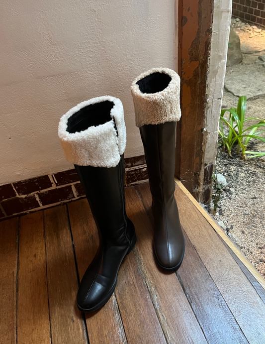 Fleece-lined Long Boots