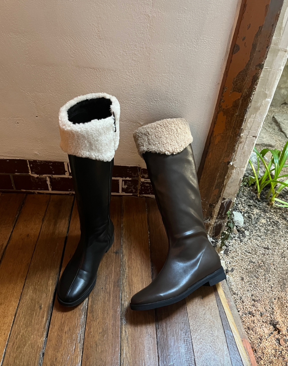 Fleece-lined Long Boots