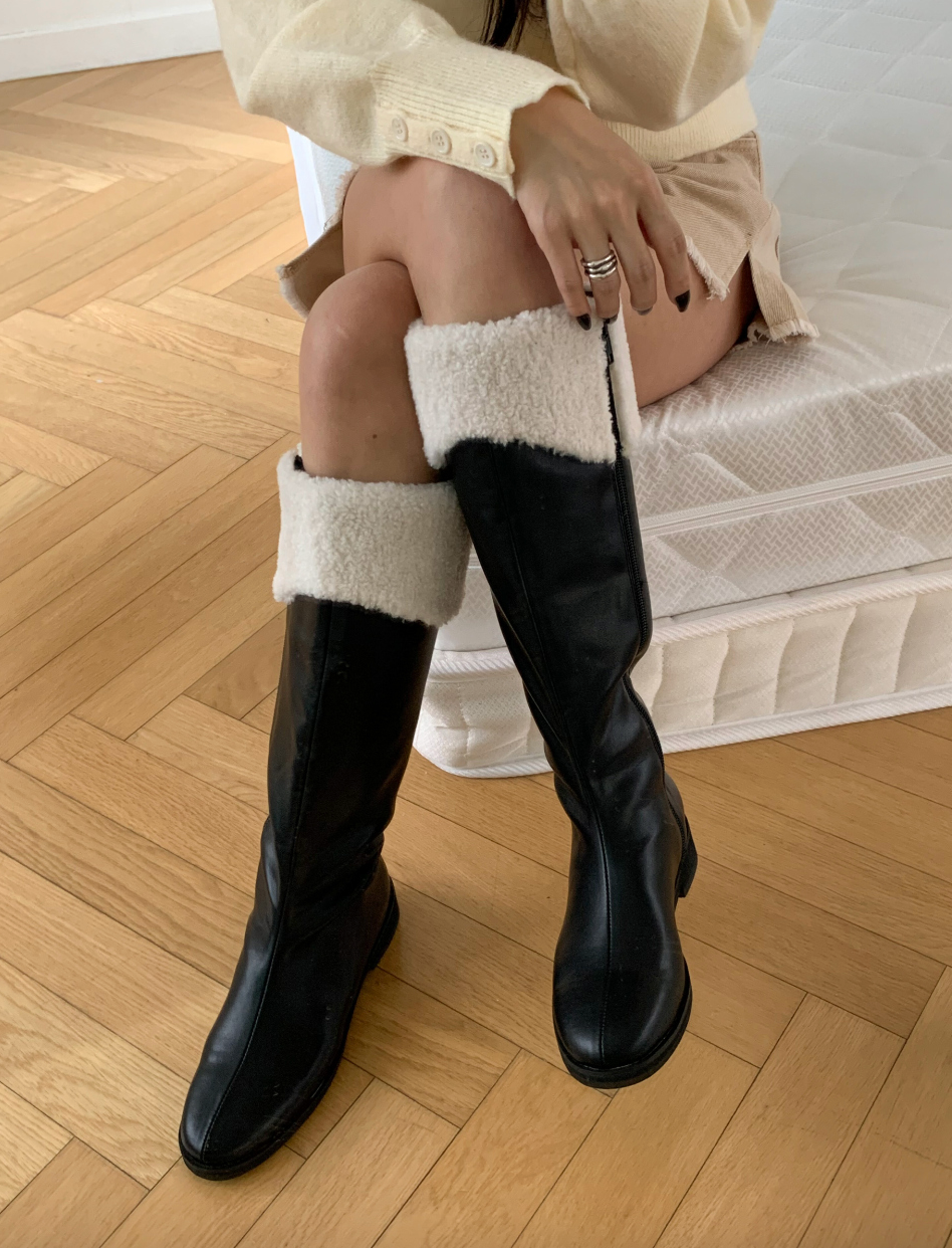 Fleece-lined Long Boots